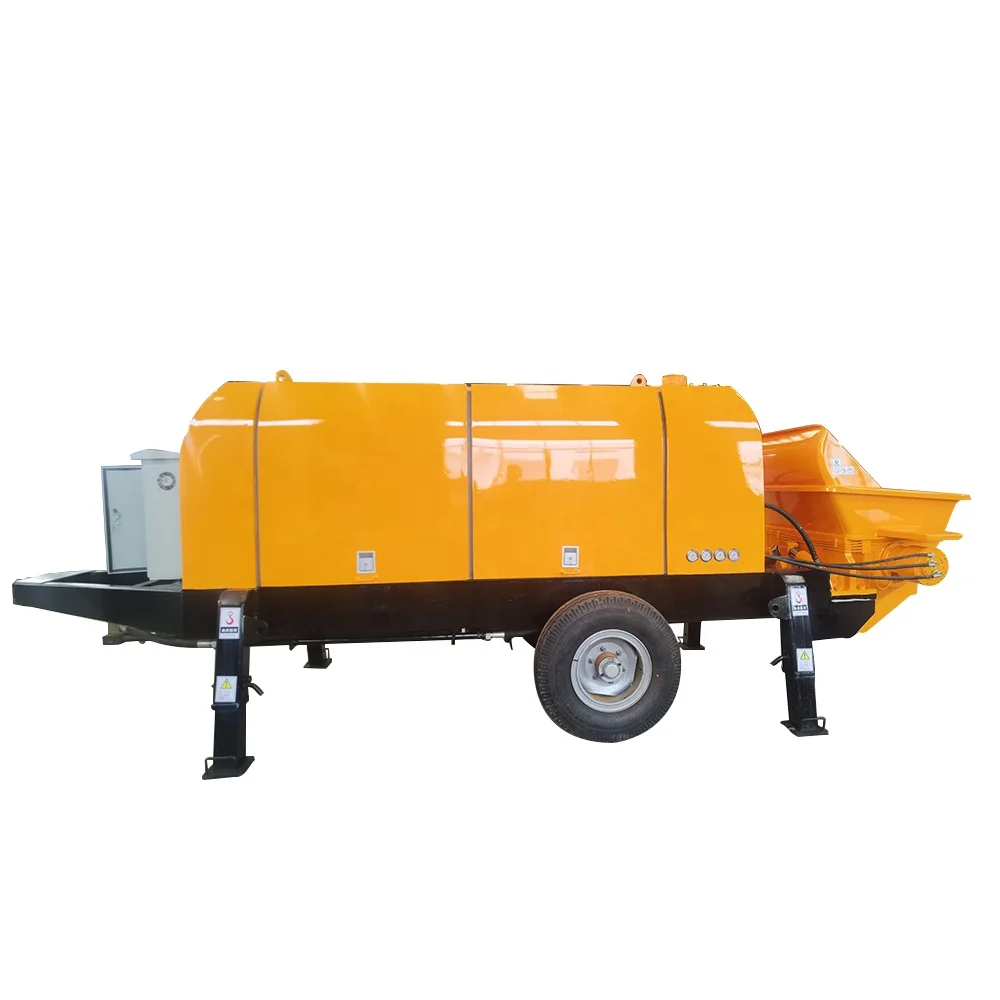 Stationary Pumping Concrete Machine Diesel  Pump Trailer-Mounted Concrete Pump Price