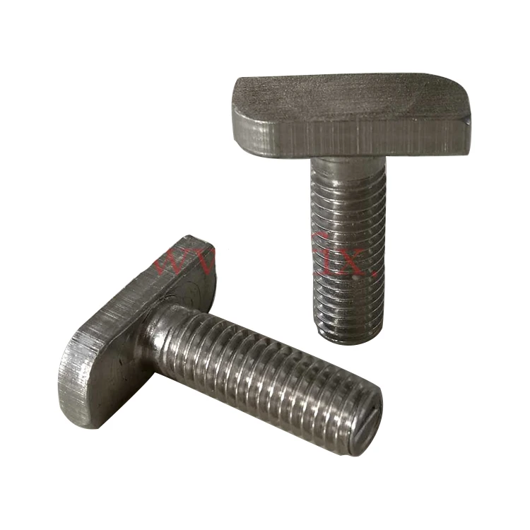 Профиль из нержавеющей стали и слот для солнечной панели, Т-образные болты, болт с головкой молотка