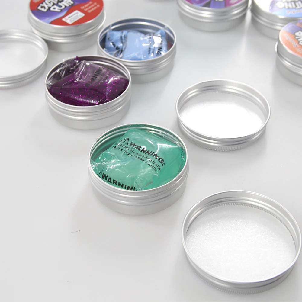 2022 Magnetic Putty 20+color Luid Glass Exciting Putty Slime Sequins Non-toxic Children Toy For Kids Accept Custom