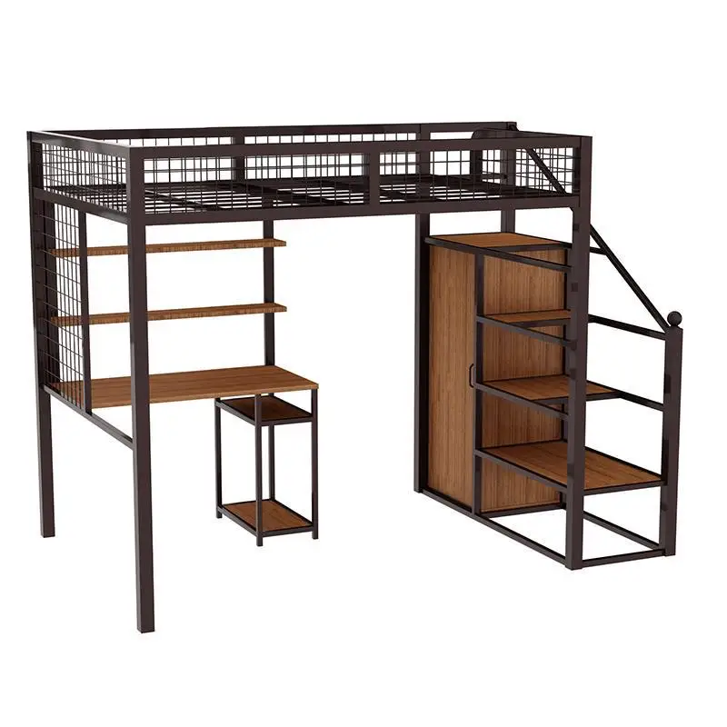 2021 New 2 Floor Bed Children For Girls  Bunk Bed With Table