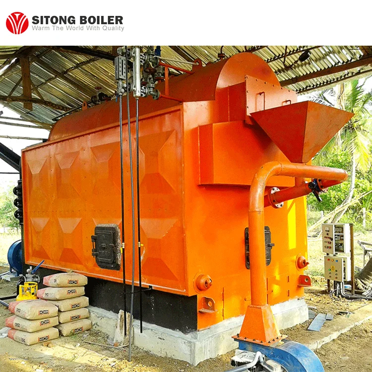 With Operation Manual Industrial Coal Fired Steam Hand Boiler with Economizer 1th 4 ton/hr  6ton/hr 10ton/h