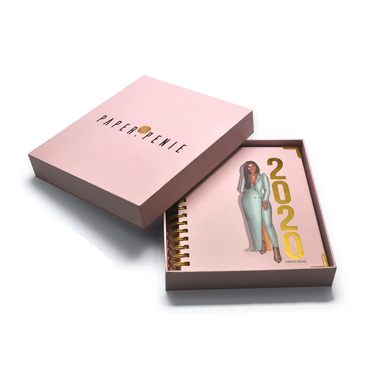 2020 2021 Black women planner African-American Independent women Organizer spiral wire ring journal notebook custom