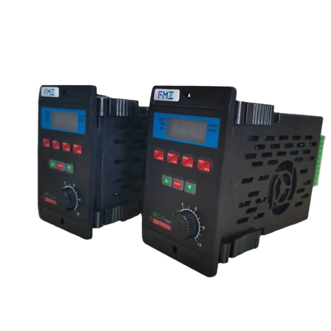 220V AC Mini VFD 0.2kw 0.4kw 0.75kw 110V 220V Single Phase Frequency Inverter T13-400W-12-H ac motor speed controller