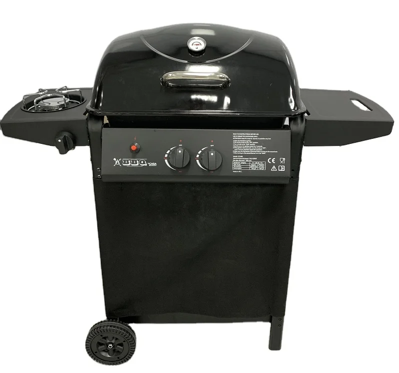 Professional Factory Durable Good Quality Grill Barbecu Gas Garden Barbecue Smokers With Side Burners