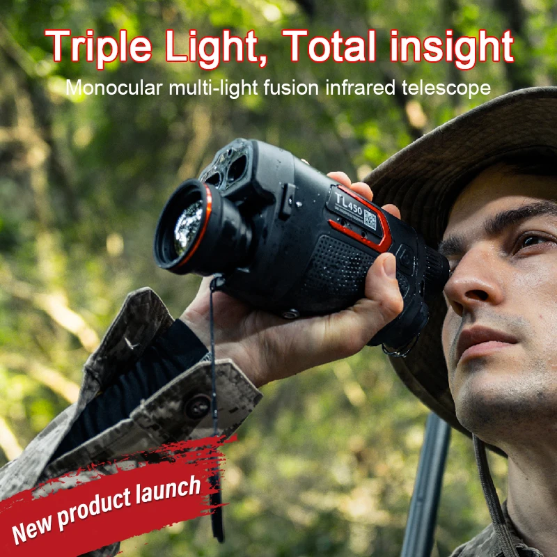 Guide TL Leo Series Monocular multi-light fusion infrared telescope thermal imaging camera thermal imaging sight for hunting