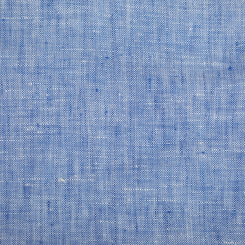 Organic Pure Linen Custom Designed Two-Tone Woven Fabric  Yarn-Dyed Ones For Making Women Clothes  Making