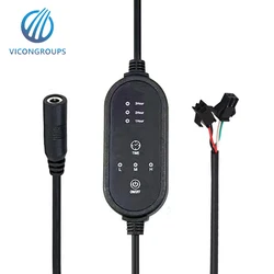 5V/12V/24V Level 3 Heating and Timer Switch USB DC Cable Switch