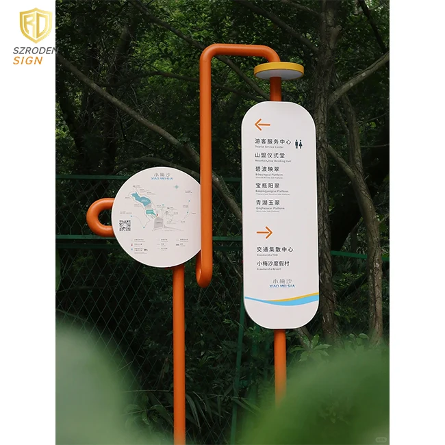 Private Label Customize Interior Directory Signs Architectural Wayfinding Signage For Office Buildings