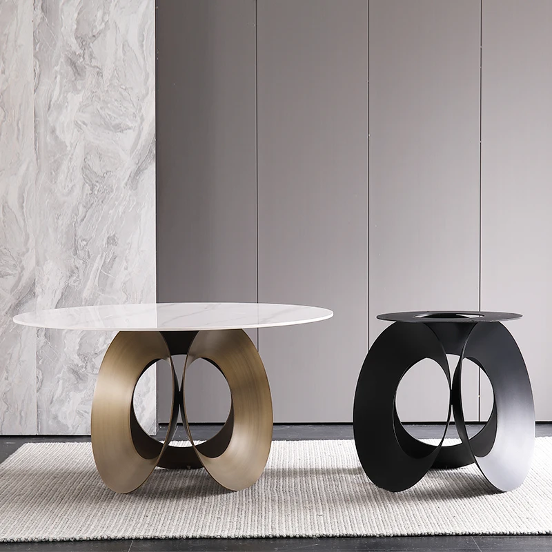 Factory Wholesale Modern Dining Table From White Marble For Dining Room Furniture Dinner Sets