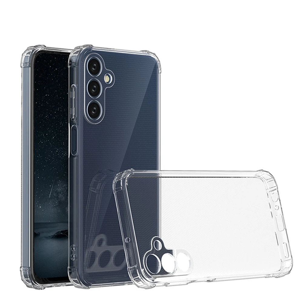 New Airbag Anti-scratch Shockproof Crystal Clear Transparent TPU Armor Phone Case For Samsung Galaxy M15 M35 M55 M14 4G