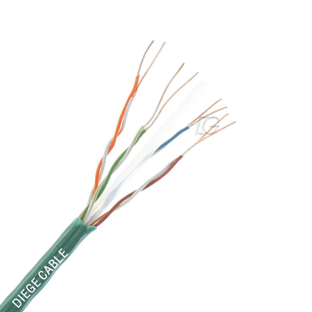 Наружный внутренний кабель Fluke pass 23AWG CCA медный UTP FTP CAT6 Lan кабель для сетевой системы