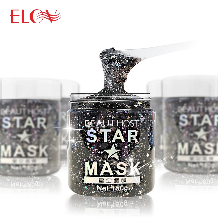Firming Moisturizer Deep Cleaning Face Glitter Star Peel-off mask