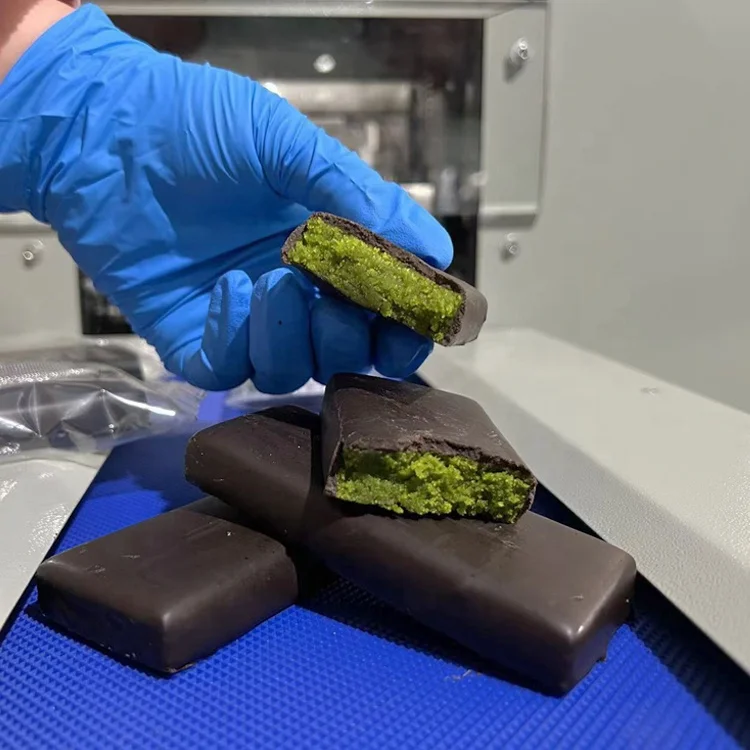 Chocolate Protein Bar Making Machine Date Paste Bar Making Machine Fruit Bar Extruder And Cutting Machine Factory Price