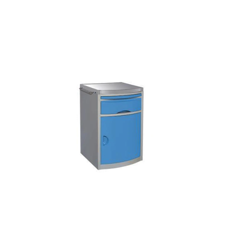 YH-C04 Hospital Bedside Cabinet And Lockers Abs Bedside Cabinet Mobile Hospital Beside Cabinet