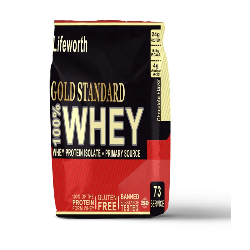 Free Shipping Optimum Nutrition Gold Standard 100% Whey Protein Food Grade Whey Protein Whey Protein Optimum Isolate Powder 25KG