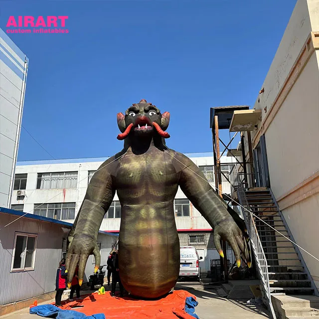 Monster Big Advertising Naga Mascot Balloon Giant Inflatable Godzilla Air Blower Advertising or Decoration Customized Color 1pc