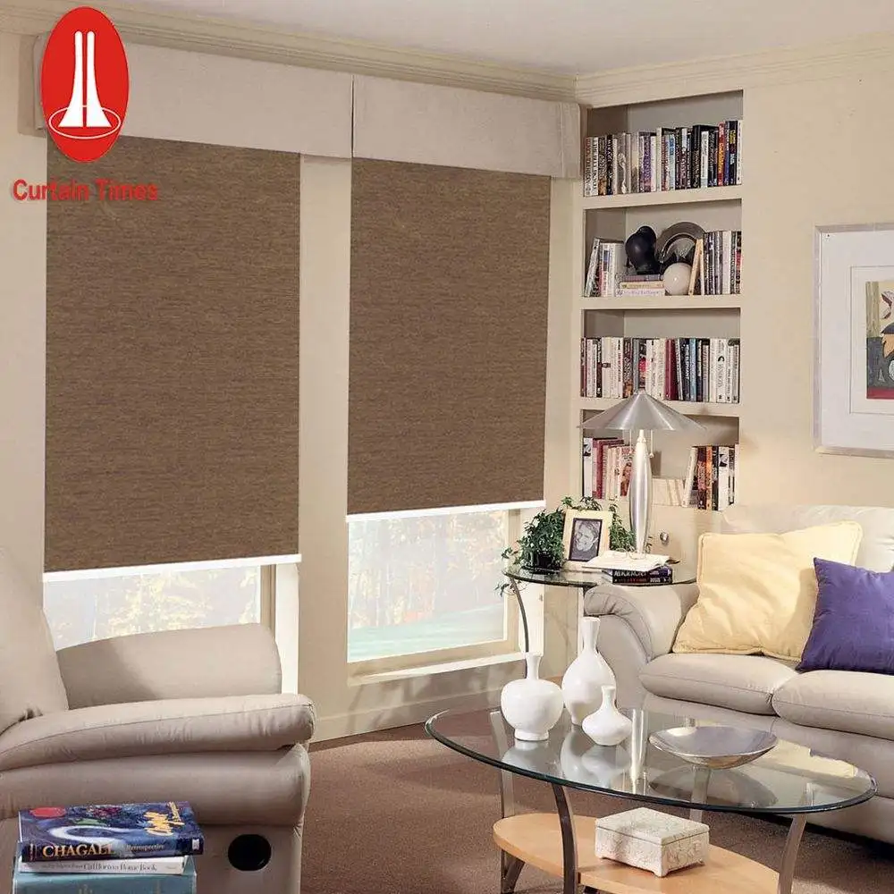 Popular Roller Chain Red Layer Aluminium Composite Pole Motors Outdoor Sun Shade Portable Roller Blinds