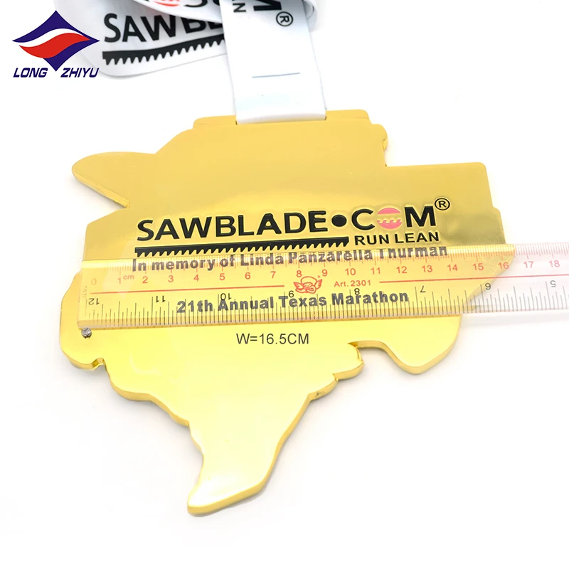 Longzhiyu 15 Years Factory Professional Custom Marathon Medals Engraved Metal Medal Make Your Own Copper Medallion