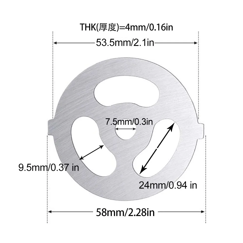 2024 High quality Meat Mincer Replacement Spare Parts meat grinder blade