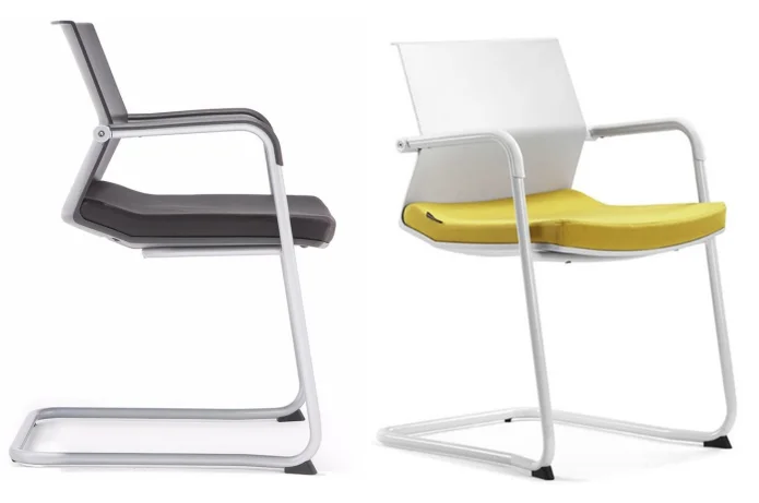 GS-G1761 Strong Plastic Back Cantilever Base Conference Chair Boss Office Visitor Chair for School Hotel Hospital or Hall Use