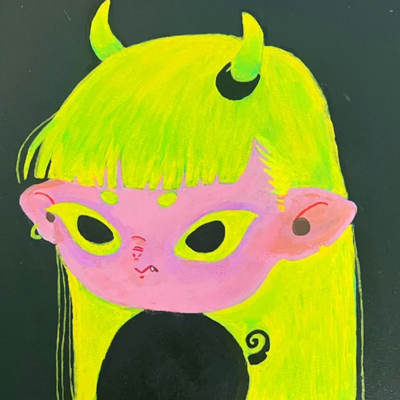 Hot Sale 2 OZ Neon Acrylic Paint Art Supplies