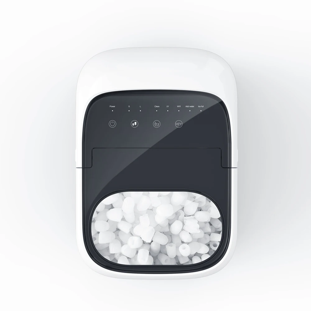 2024 Small Commercial Portable Round Nugget Home Quicek Ice Machine Maker