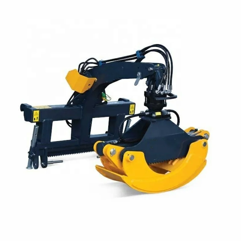 Forestry machinery wood grab logging skid steer grapple for tractor excavator