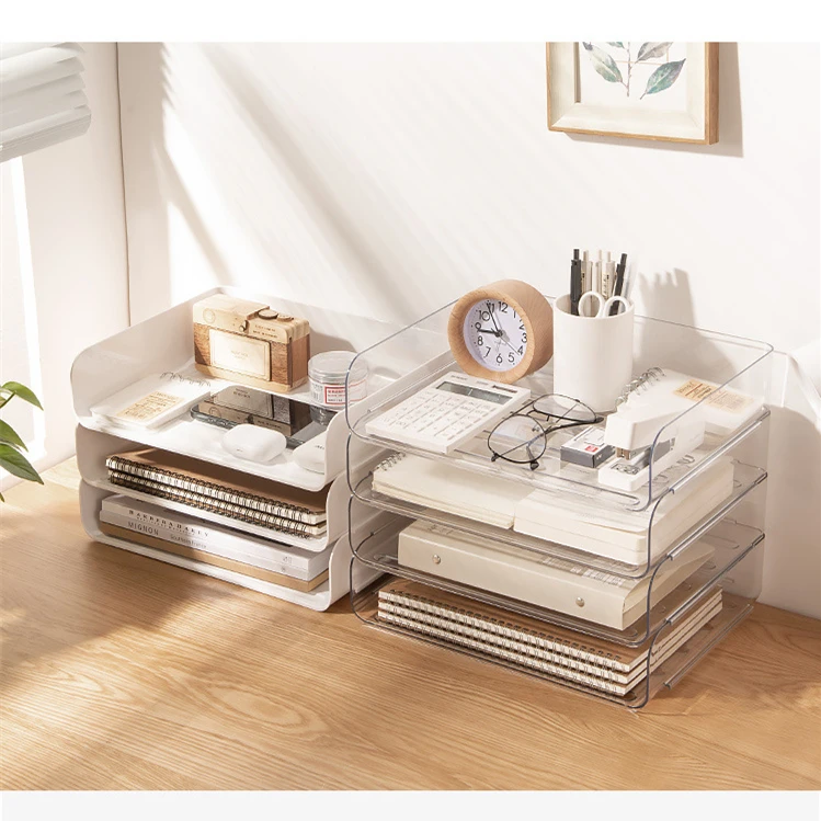 High Quality Office Desktop Organizer A4 Document Storage Tray