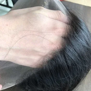 
Super thin 100% real High Definition film hd swiss lace frontal with virgin cuticle aligned hair 4x4 5x5 6x6 hd lace closure 