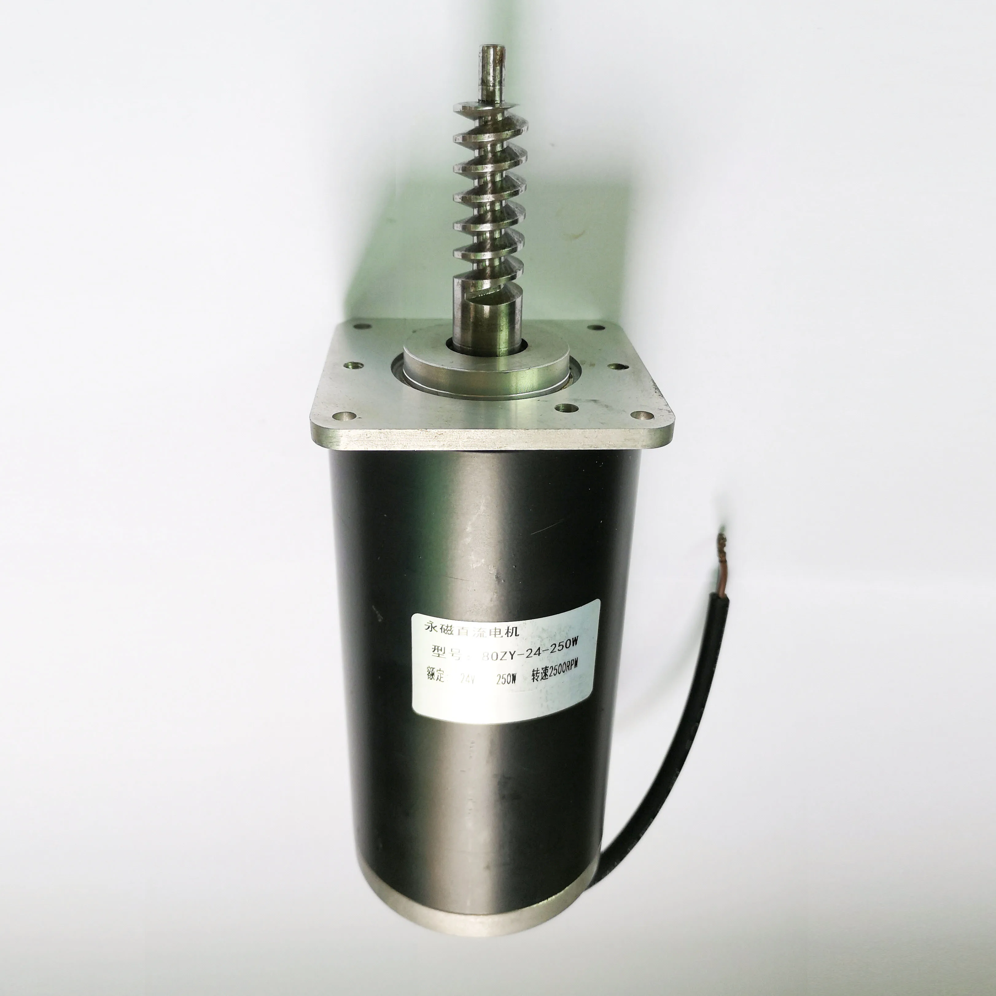 80ZYT-12/24V-100/120/170W Waterproof IP64 Factory Production Custom Direct Sales All Kinds 12 24Volt PM DC  Worm Shaft Motors