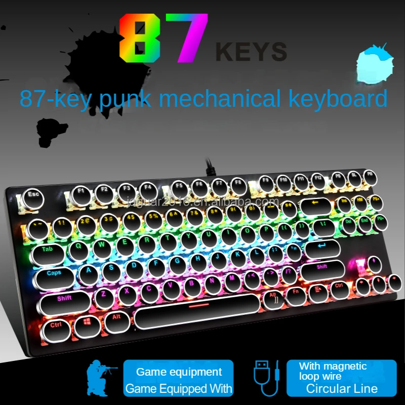 Gaming accessories RGB Switch Hot Swap Gaming Mechanical Keyboard Kit USB wired gaming keyboard