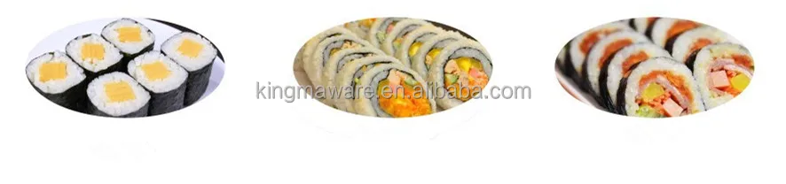 Salmon Rice Nigiri Roll sushi roller Cutting Electric automatic sushi cutter equipment