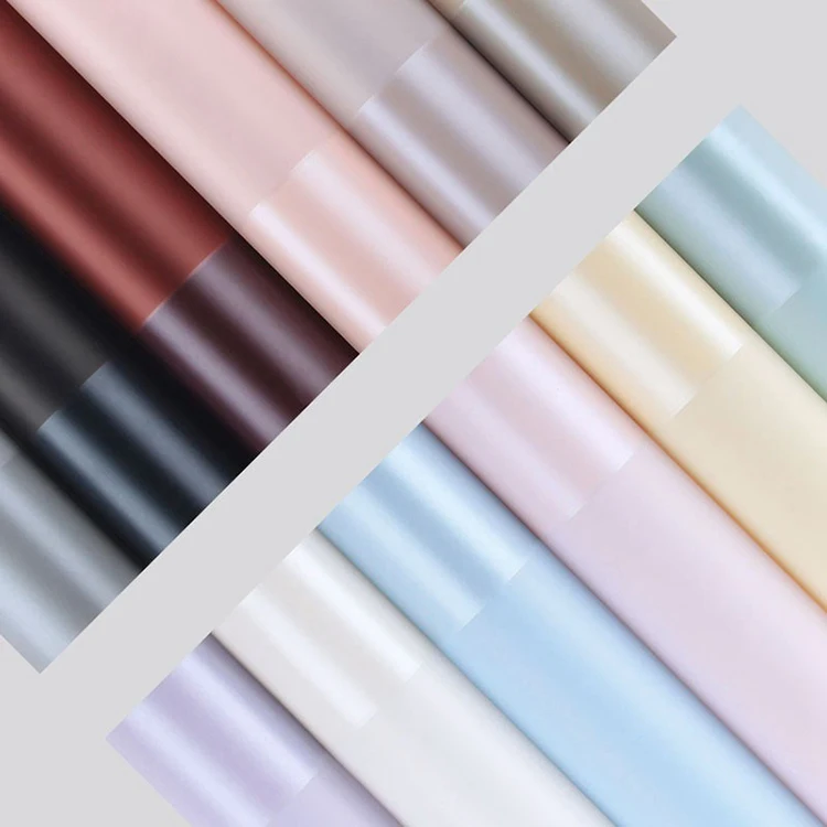 
New design korean matte bouquet paper flower wrapping 100% waterproof paper for flower 