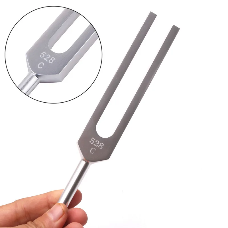 Set of 7 Aluminum Alloy ENT Chakra Tuning Forks New Sound Healing 128HZ 256HZ 512HZ 1024HZ 2048HZ Manual Power Source