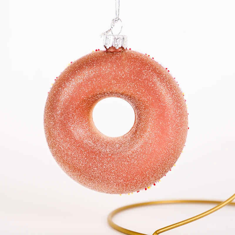 Wholesale High Quality Clear Star Christmas Tree Ornaments Glass Balls Donut Irregular Shape 40cm 5cm Sizes Home Decoration