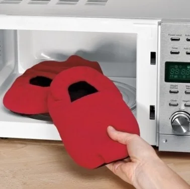 Hot Booties Microwave Heated Warm Slippers Cold foot Warmer Microwavable Heating Shoes for Men and Women