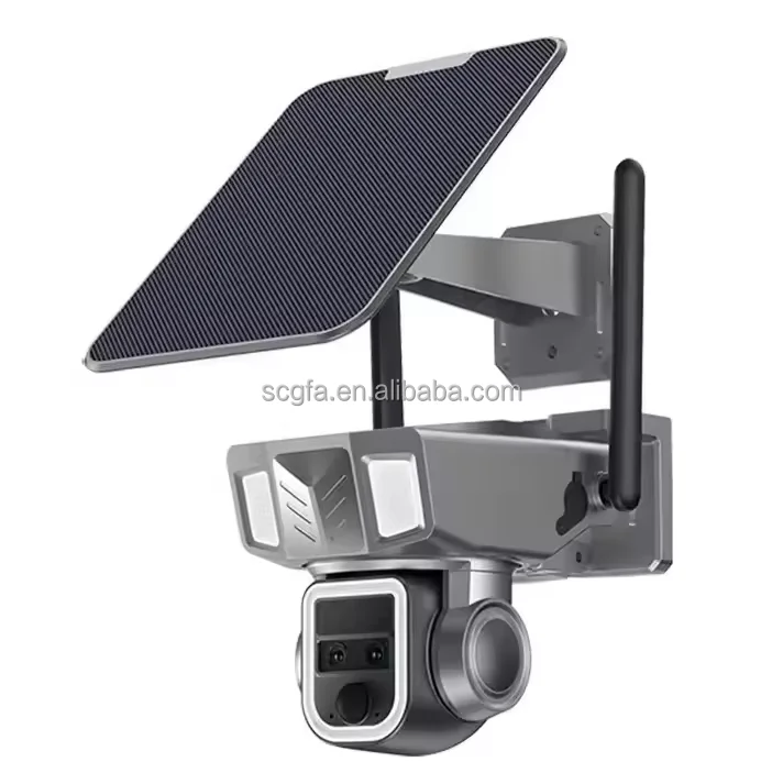 4mp 20x зум низкая мощность Pir беспроводной 360 веб-Ptz уличный объектив Duak 4g & Wifi Ip-камера безопасности Солнечная камера