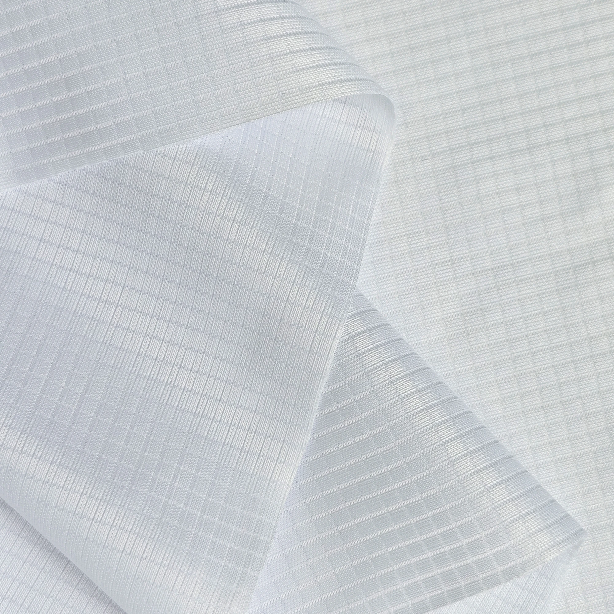 Custom Bleach 130~135gsm Low Stretch Wicking Dry Fit 100% DTY Polyester Knitted Waffle Sports Fabric