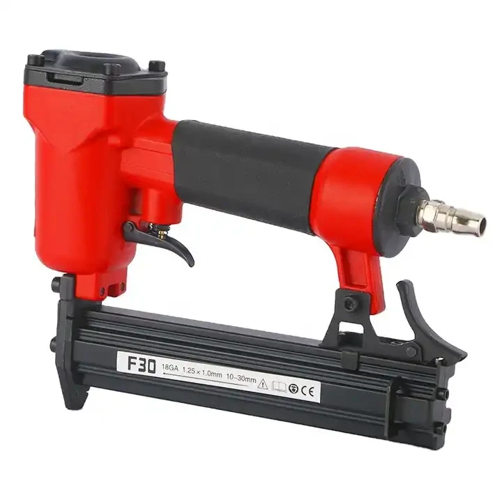 Heavy Duty Steel Wood Sale Carpentry Concrete Staple Gun Pin Framing Brad Stapler Gun Narrow Crown air Pneumatic Stapler