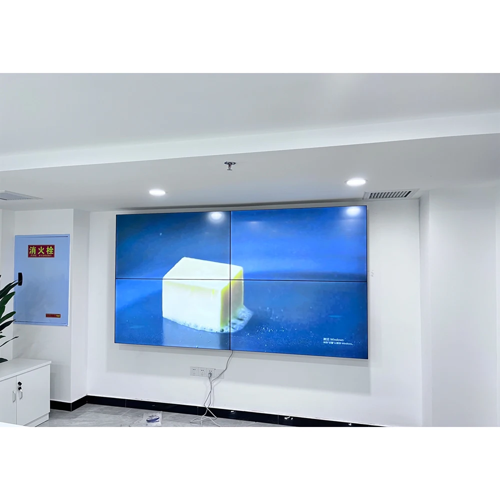 Biggest Size Ultra Narrow Bezel 75 Inch Video Wall LCD TV BOE Brand New A grade 3840x2160 Resolution