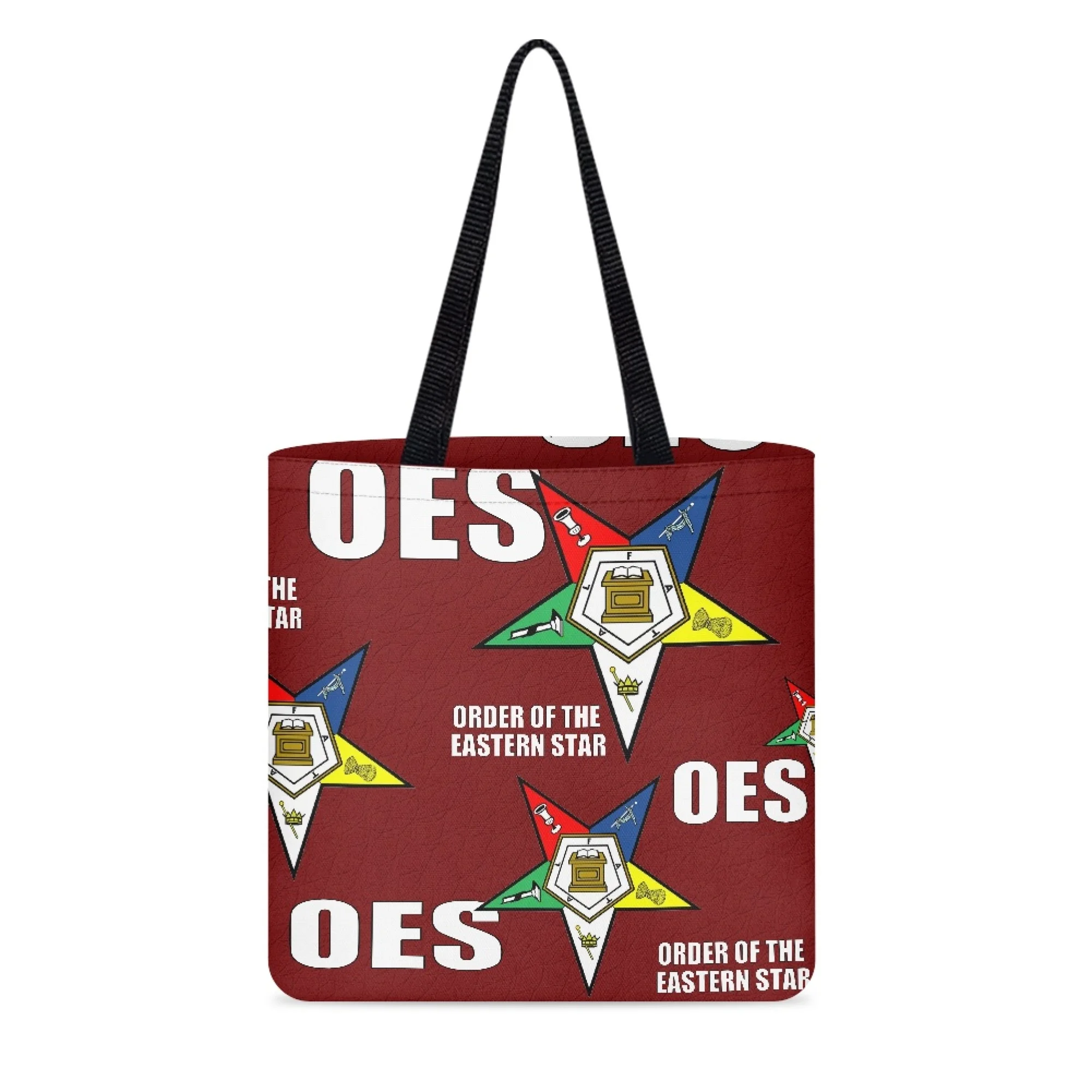 Handbags For Women Custom My Logo OES Sisterhood Canvas Shopping Bag Ladies Shoulder Bag Eco Friendly Folding Reusable Tote Bag
