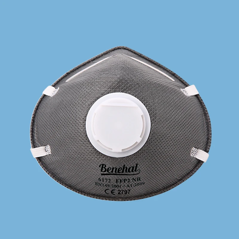 Molded Anti Pollution Exhalation Valve Dust Face Mask P2