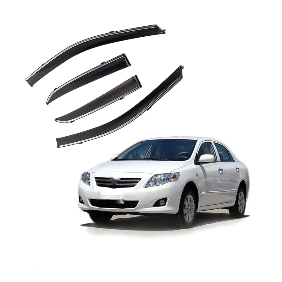 Factory manufacture various accesorios de autos window deflectors window visors for  corolla