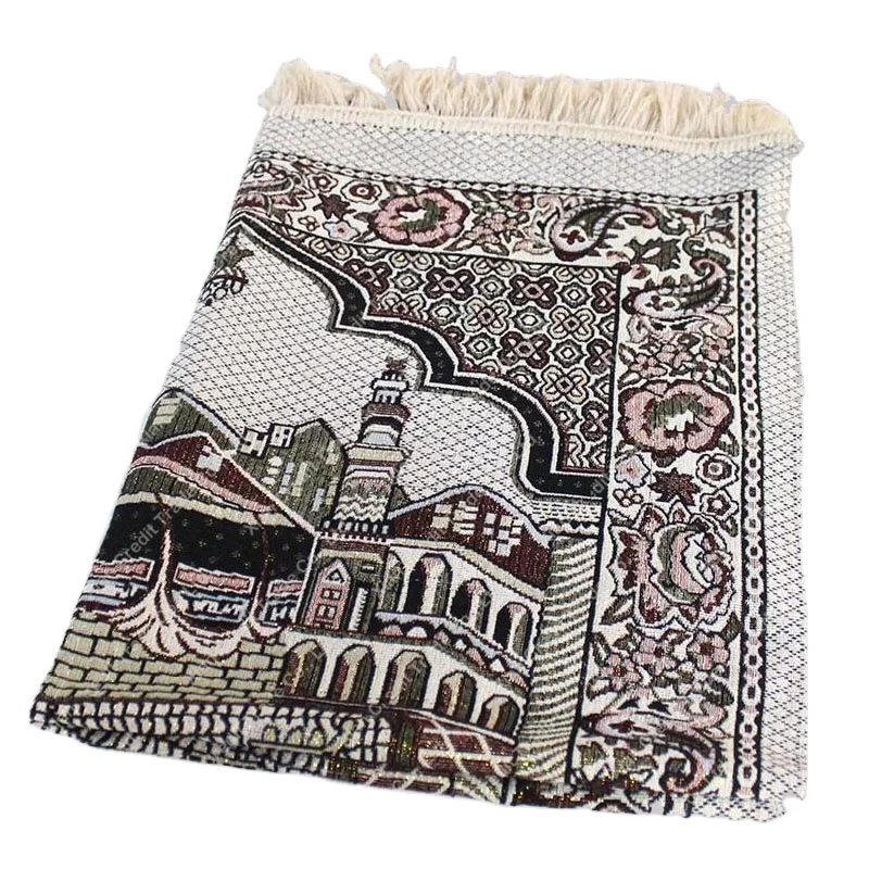 
Mosque carpet portable prayer rug foldable prayer mat of muslim from China 