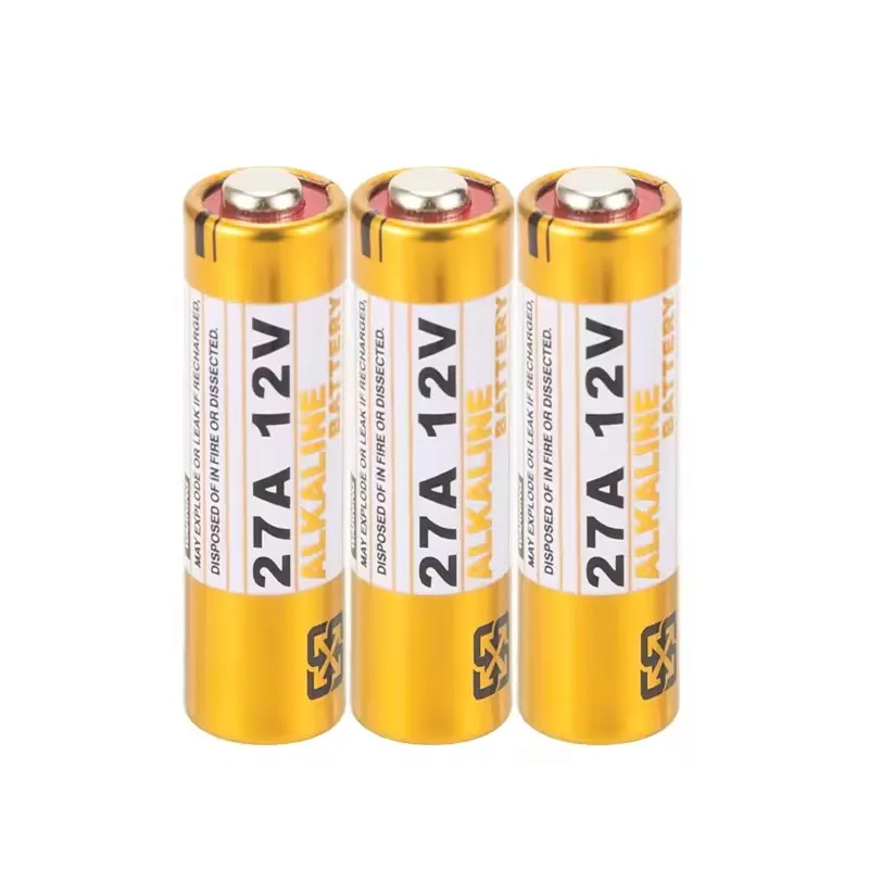 High Quality 27A Non Rechargeable 12v Alkaline Mini Dry Baterias Gate Remote Control A27 Alkaline 27a 12v Battery