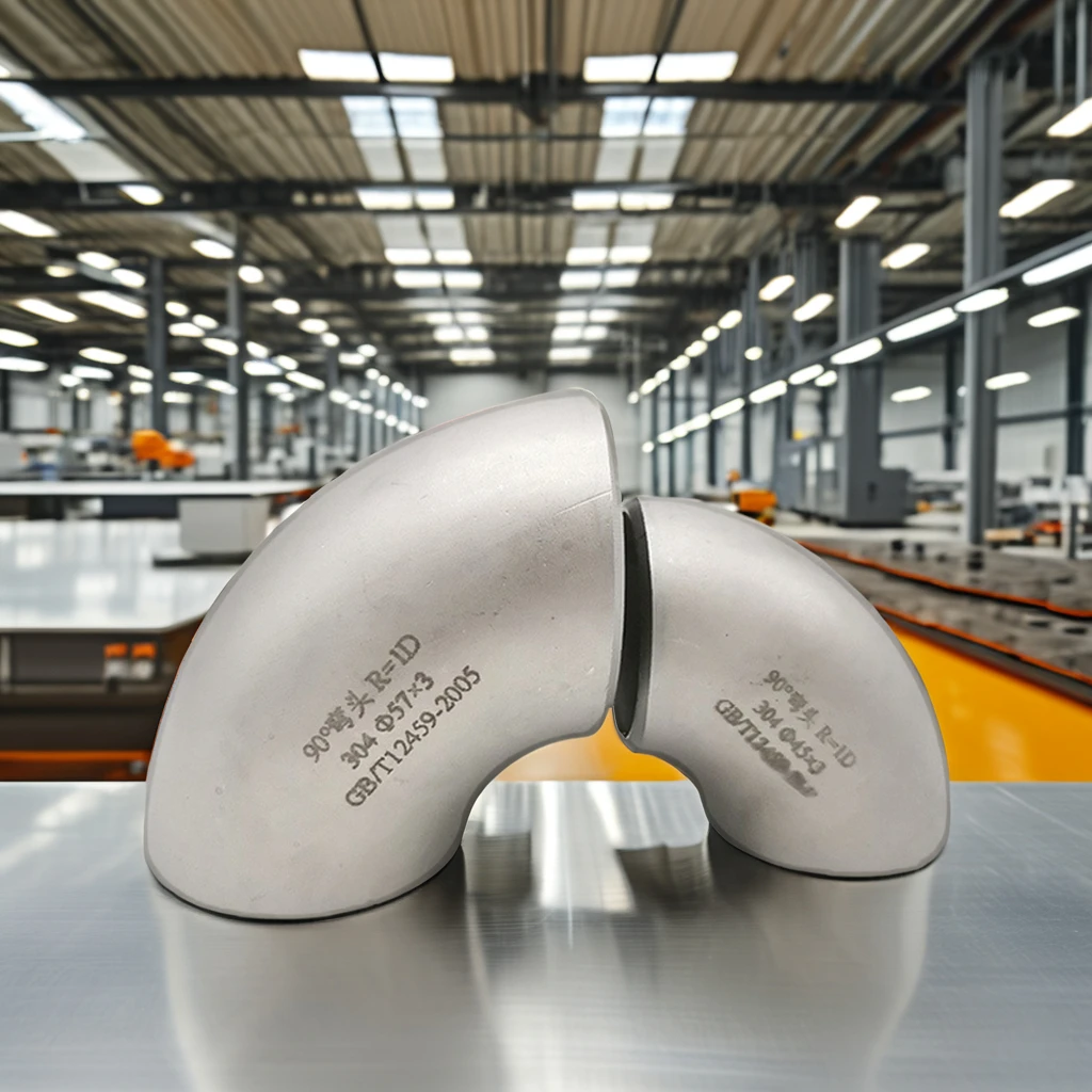 2205 304 316L 347L 904L Stainless Steel Sch40 CS LR/SR 45/90 Degree A234 WPB Seamless Elbow Pipe Fitting 3 1/4 Inch Min. 1 Piece