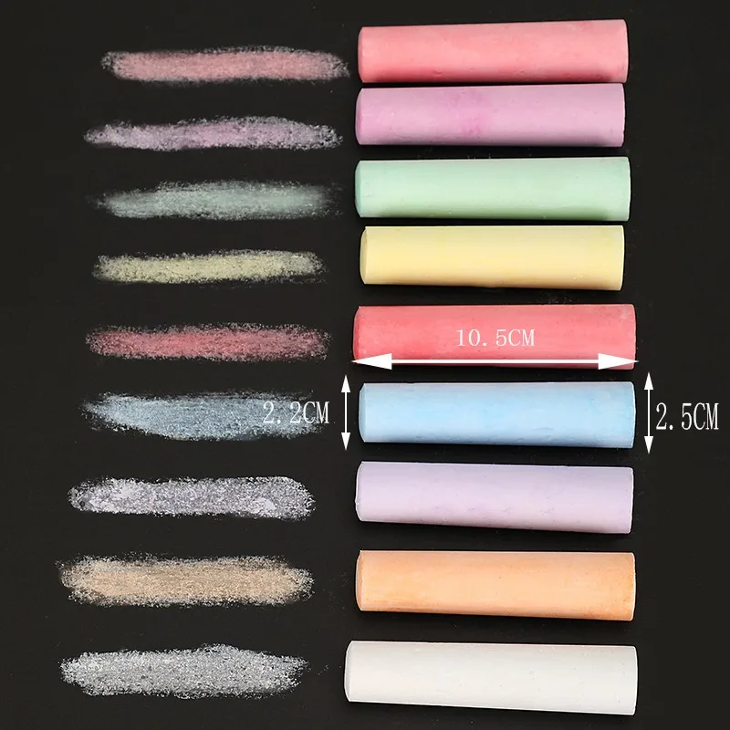 Non Toxic Sidewalk Chalk  Washable Colored Chalk Bulk Sale for Kids Outdoor Games