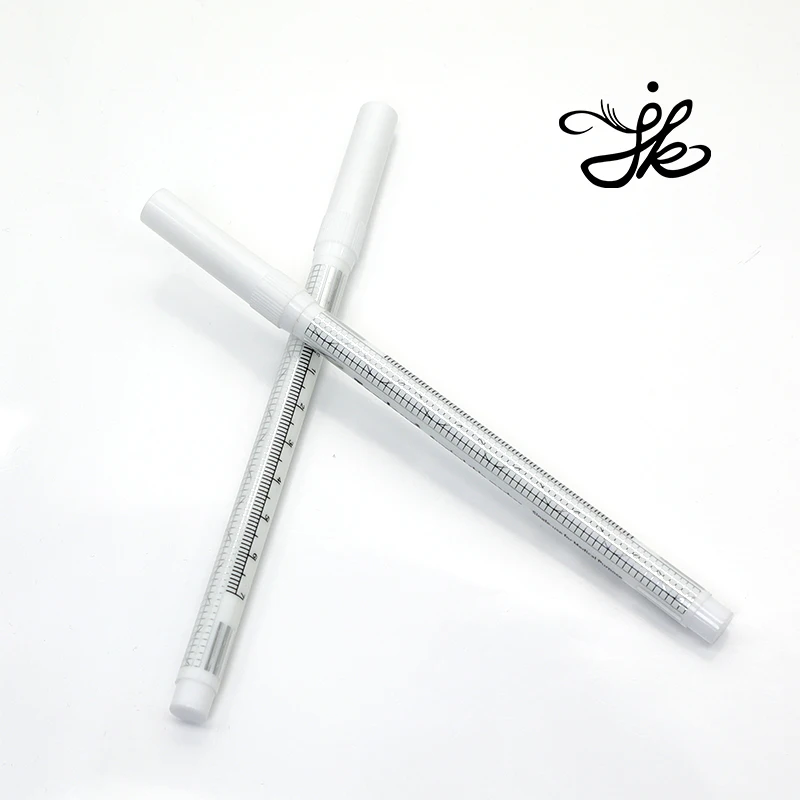 Medical Permanent Makeup Marker Pen With Ruler Professional Surgical Use Skin Marker