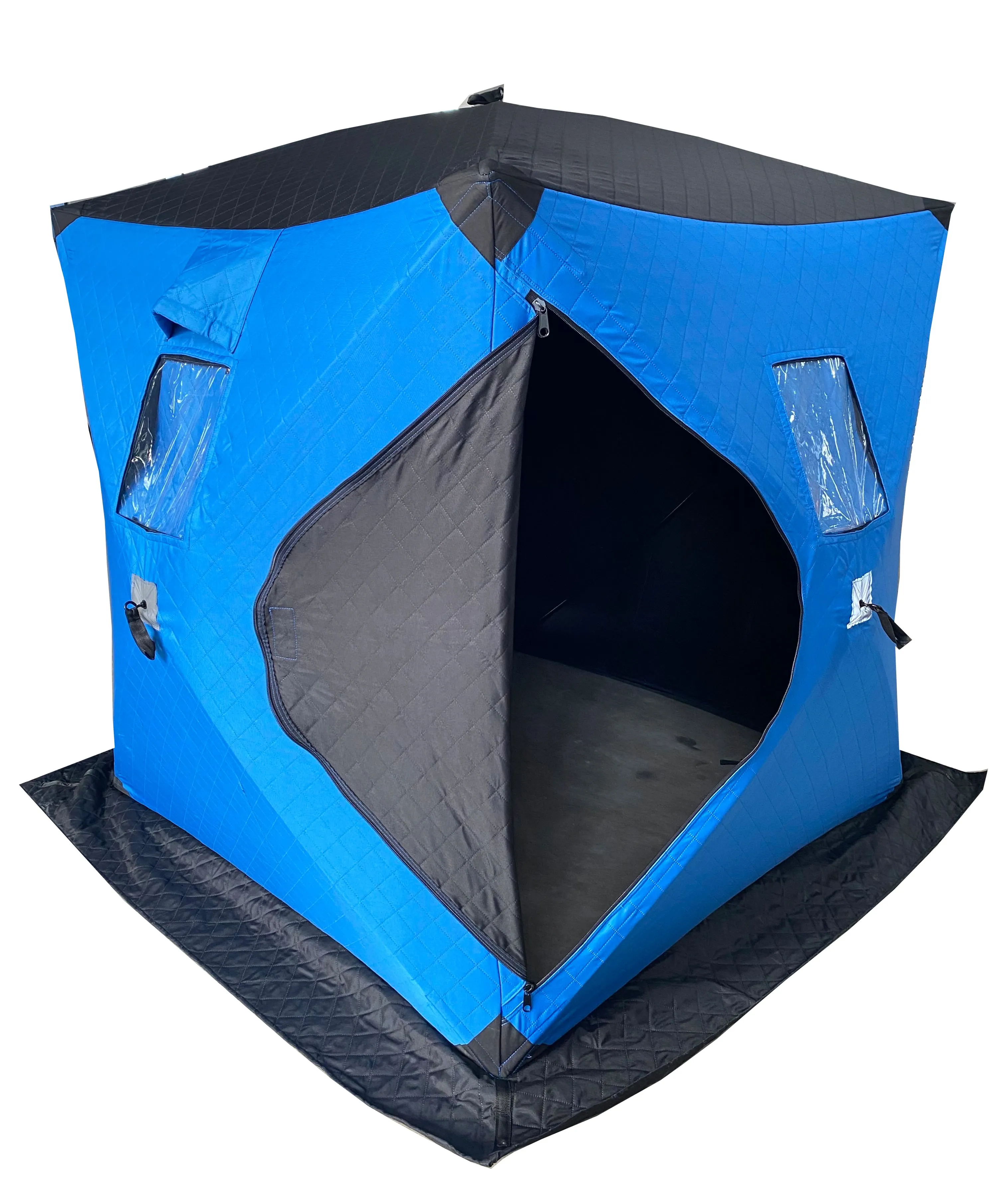 China manufacturer portable lightweight ice fishing shelter pop up winter tent insulated two persons camping tent