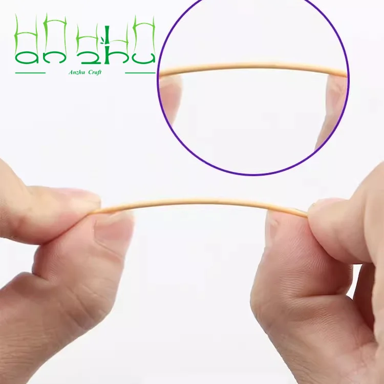 Bamboo Toothpicks Disposable Natural Fruit Double-Headed Tooth Stick Family Restaurant Nursing Tool Portable